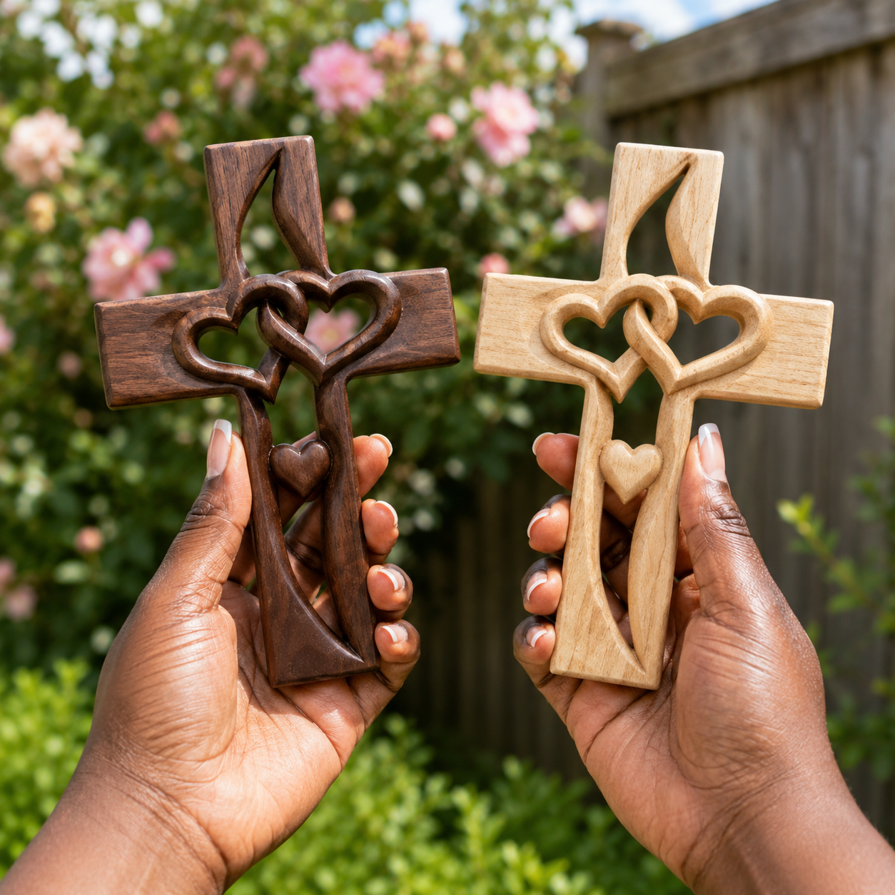 Handcrafted ''Divine Union'' Cross™