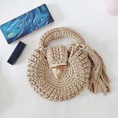 Handmade Crochet Messenger Bag™