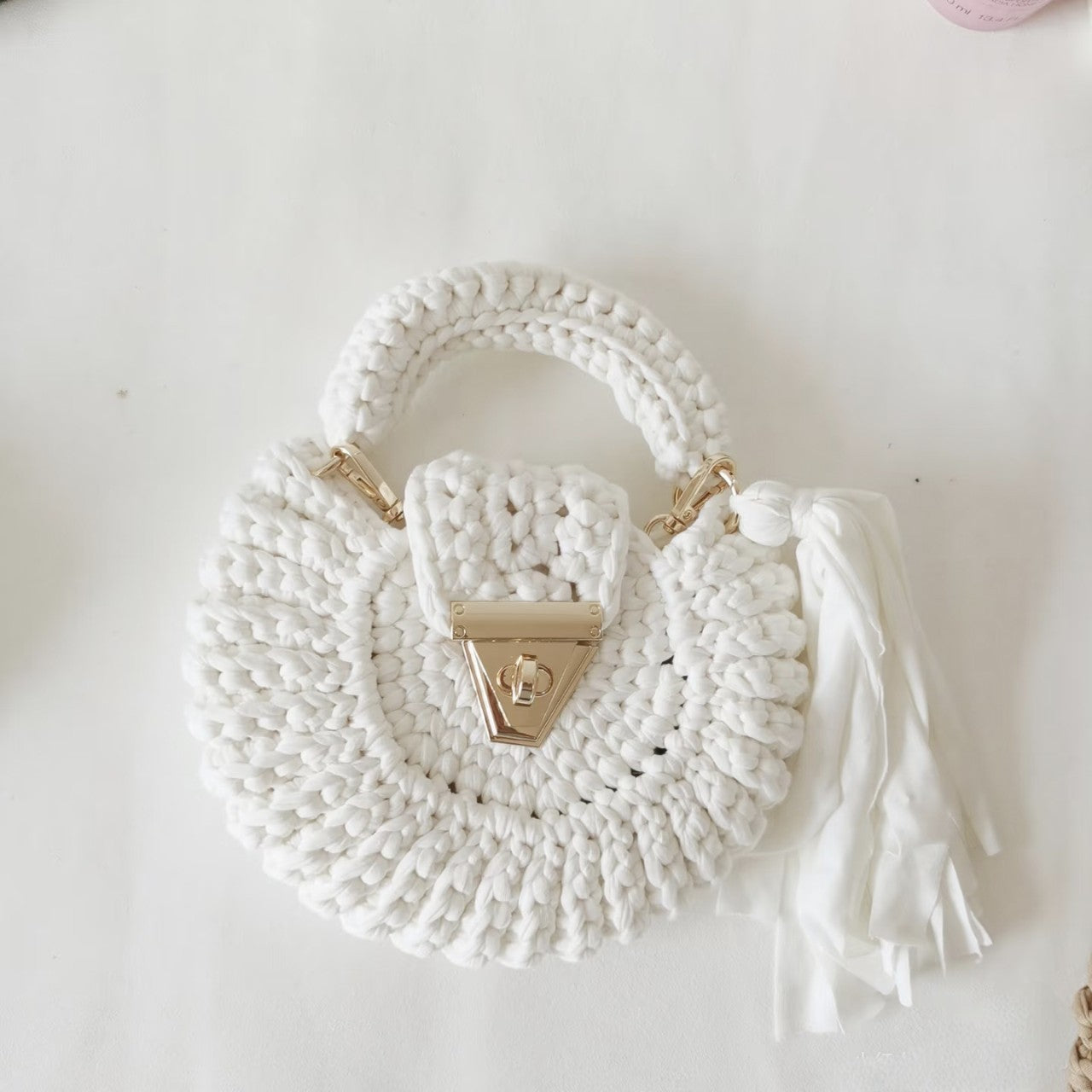 Handmade Crochet Messenger Bag™