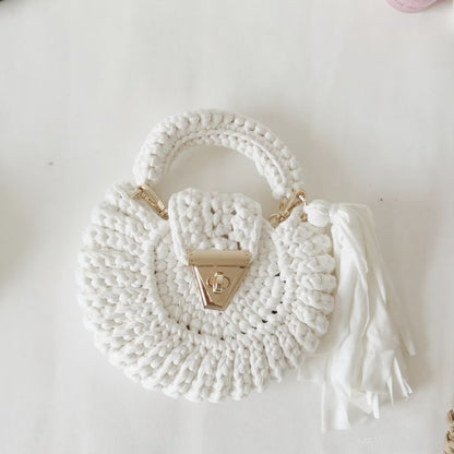 Handmade Crochet Messenger Bag™