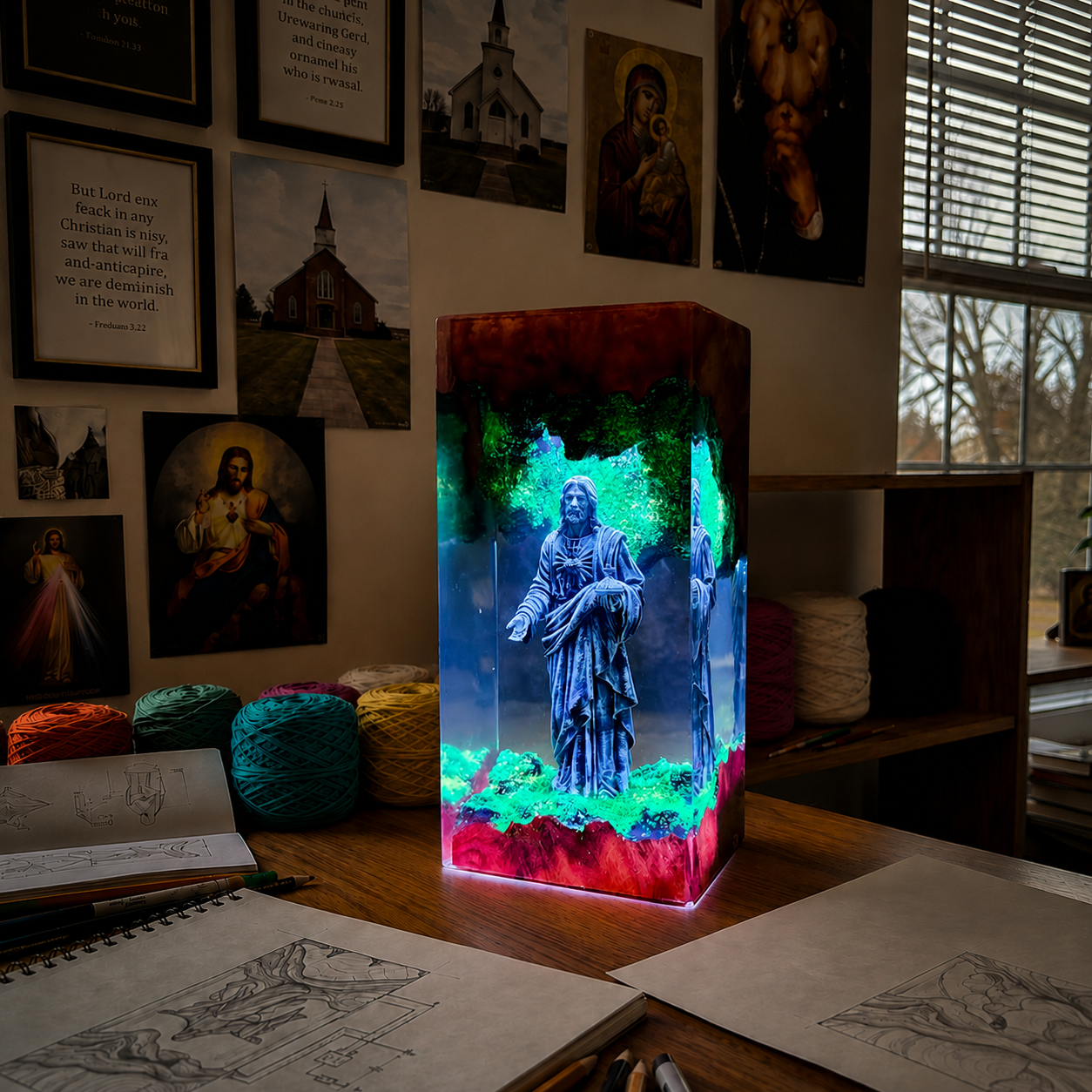Handcrafted ''Son of God'' Lamp™