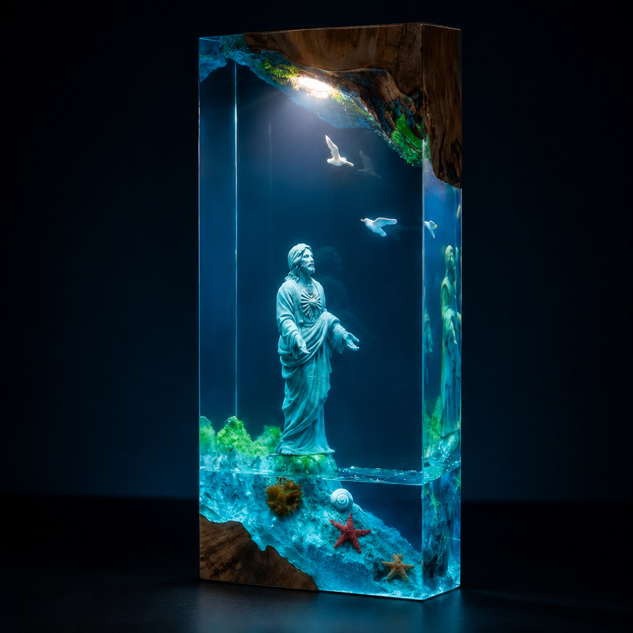 Handcrafted ''The Doves'' Lamp™