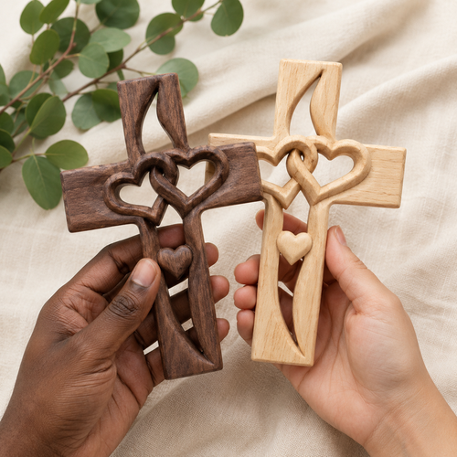 Handcrafted ''Divine Union'' Cross™