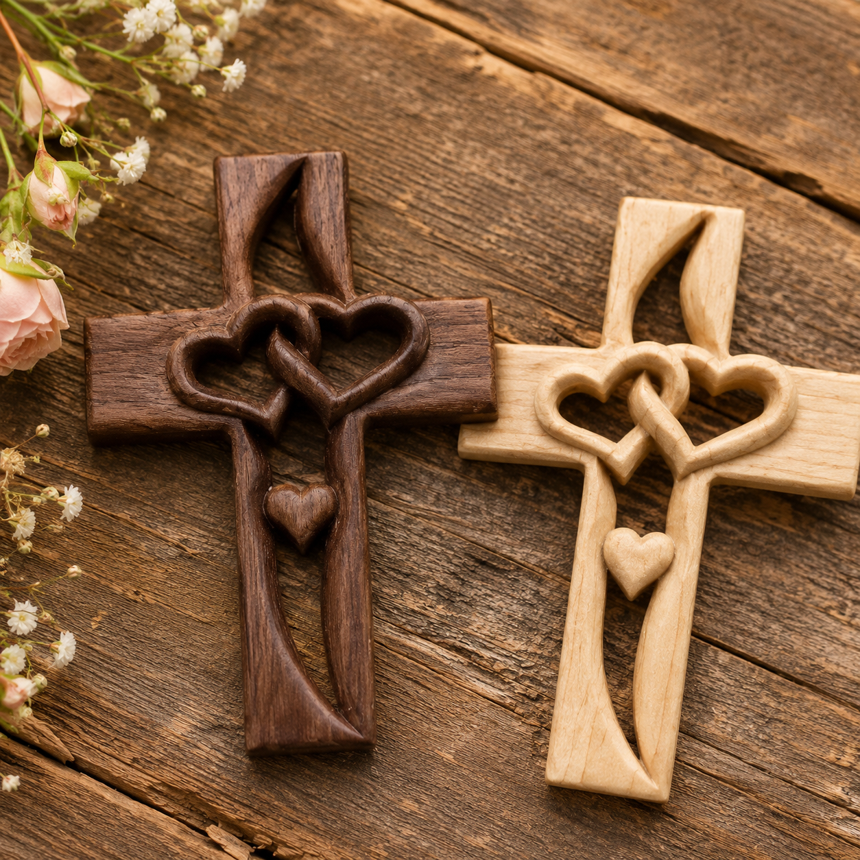 Handcrafted ''Divine Union'' Cross™