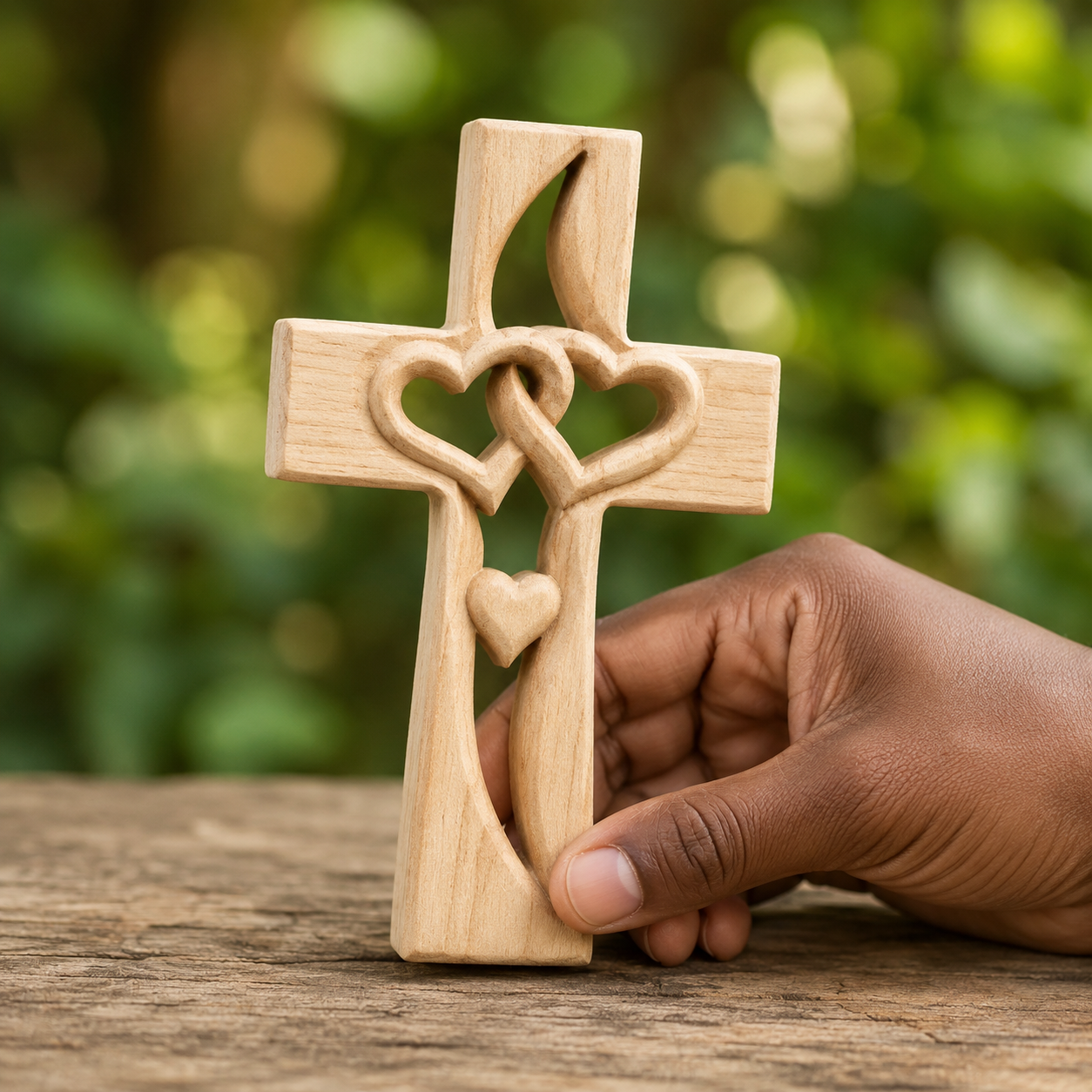 Handcrafted ''Divine Union'' Cross™